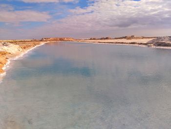 The lake of salt in siwa