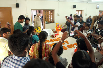 Group of people in store