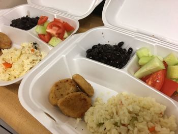 Close-up of food in plate