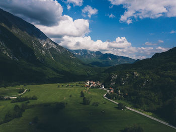 Scenic view of landscape against sky