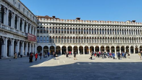 Low angle view of historical building