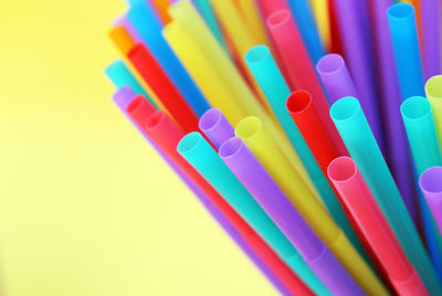 Close-up of multi colored pencils