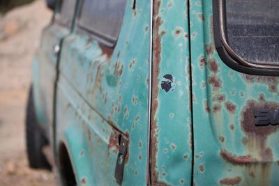 Close-up of rusty metal