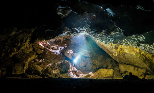 Scenic view of cave