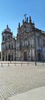 View of historical building against clear sky