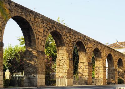 Low angle view of arch bridge