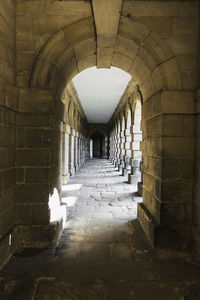 Corridor of old building