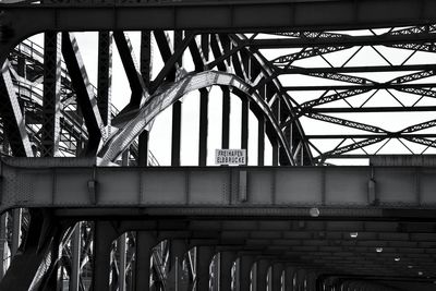 Low angle view of bridge