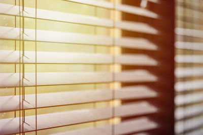 Close-up of blinds