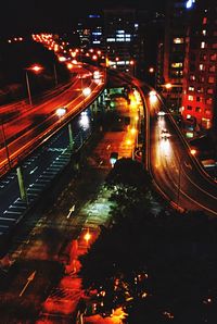 City street at night