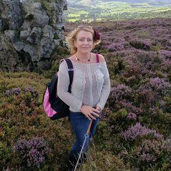 Portrait of a woman outdoors