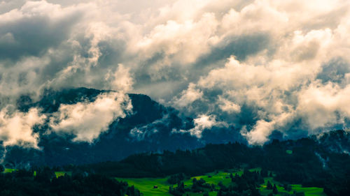 Scenic view of cloudscape against sky