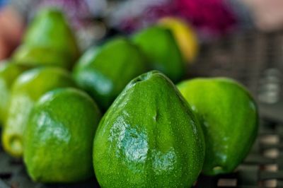 Close-up of fruits in market