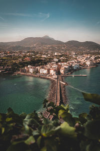 Scenic view, island, ischia, castello aragonese, italy, italia, landscape