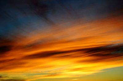 Low angle view of dramatic sky