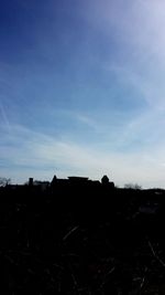 Buildings against clear sky