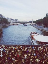 View of river with trees in background