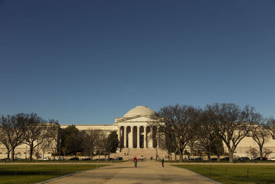 View of historical building against clear sky