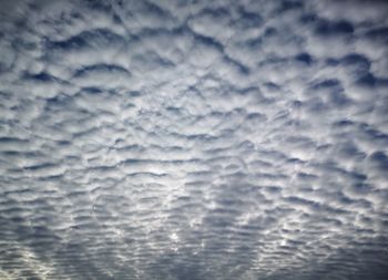 Full frame shot of clouds in sky