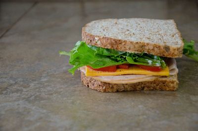 Close-up of sandwich