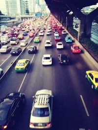 Traffic on road