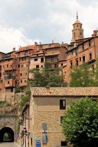 Beautiful village in the region of aragón, spain