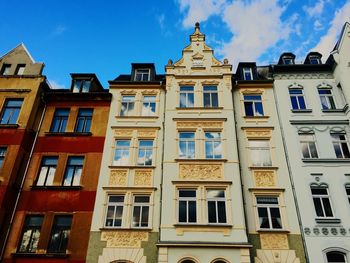 Low angle view of building against sky