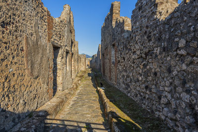 View of old ruins