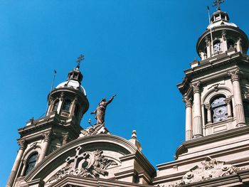 Low angle view of clock tower