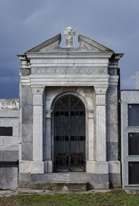 Facade of old building