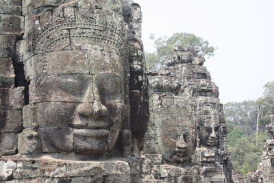 View of buddha statue