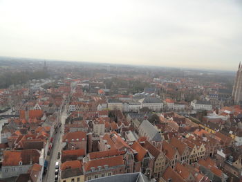 Aerial view of buildings in city