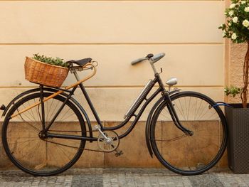 Bicycle in basket