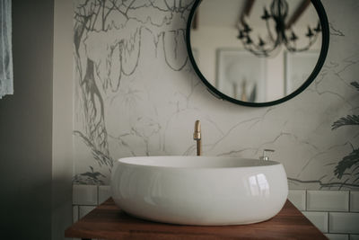 Interior of bathroom