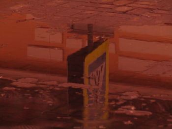 Digital composite image of old abandoned building