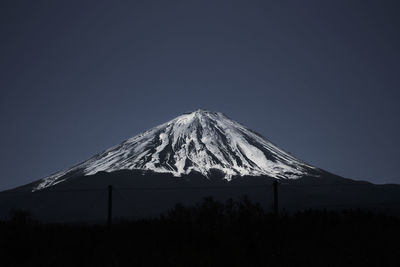 Built structure on snowcapped mountain against sky