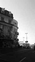 City street with buildings in background