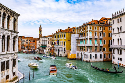 Grand canal amidst buildings in city