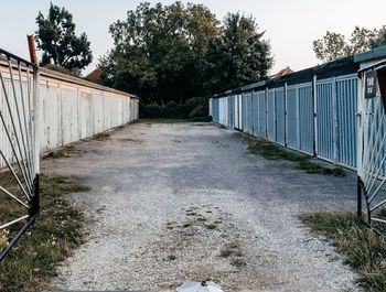 Walkway leading to built structure