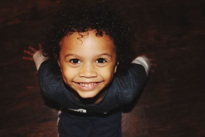 Portrait of smiling cute boy