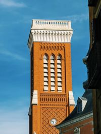 Low angle view of building against sky