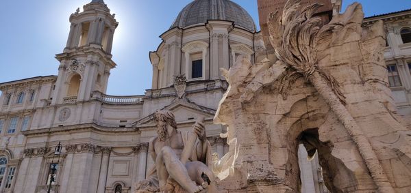 Personification of ganges river at piazza navona