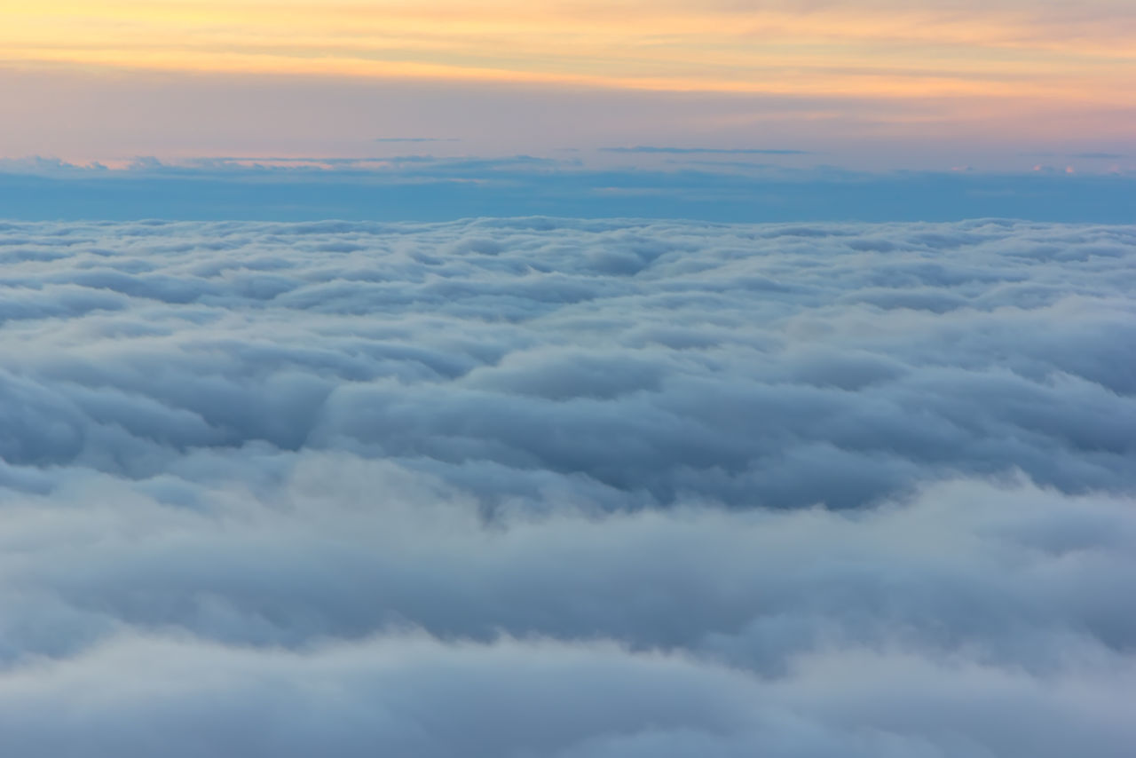 AERIAL VIEW OF CLOUDSCAPE