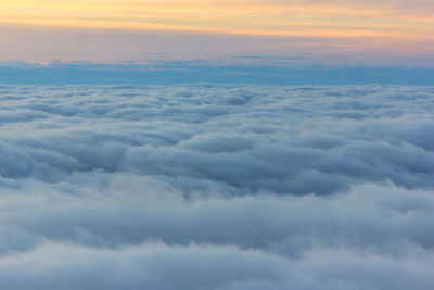 Scenic view of cloudscape during sunset