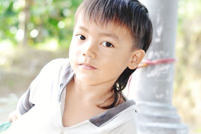 Portrait of cute boy