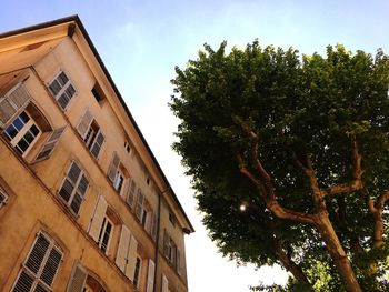 Low angle view of building against sky