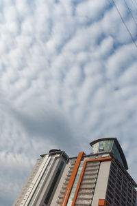 Low angle view of buildings against sky