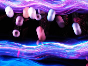 Full frame shot of multi colored lights