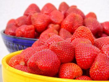 Close-up of strawberries