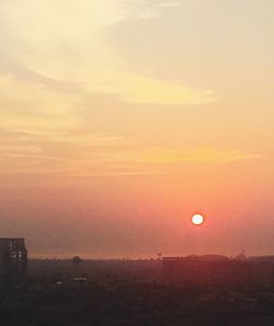 Scenic view of sky during sunset